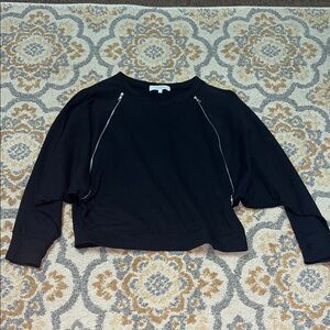 Robert Rodriguez black crew neck sweatshirt